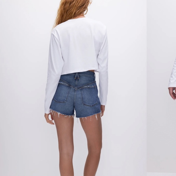 Good American Denim Good ‘90s shorts indigo - Picture 5 of 5